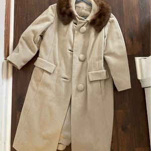 Vintage Wool 50s Swing Coat